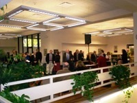 Standing room only at the Library's rededication.